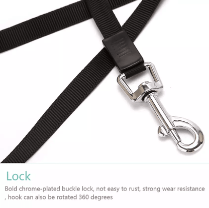 165FT Automatic Retractable Dog Leash With Lock Durable TangleFree Pet Collar Walking Lead For Medi 8