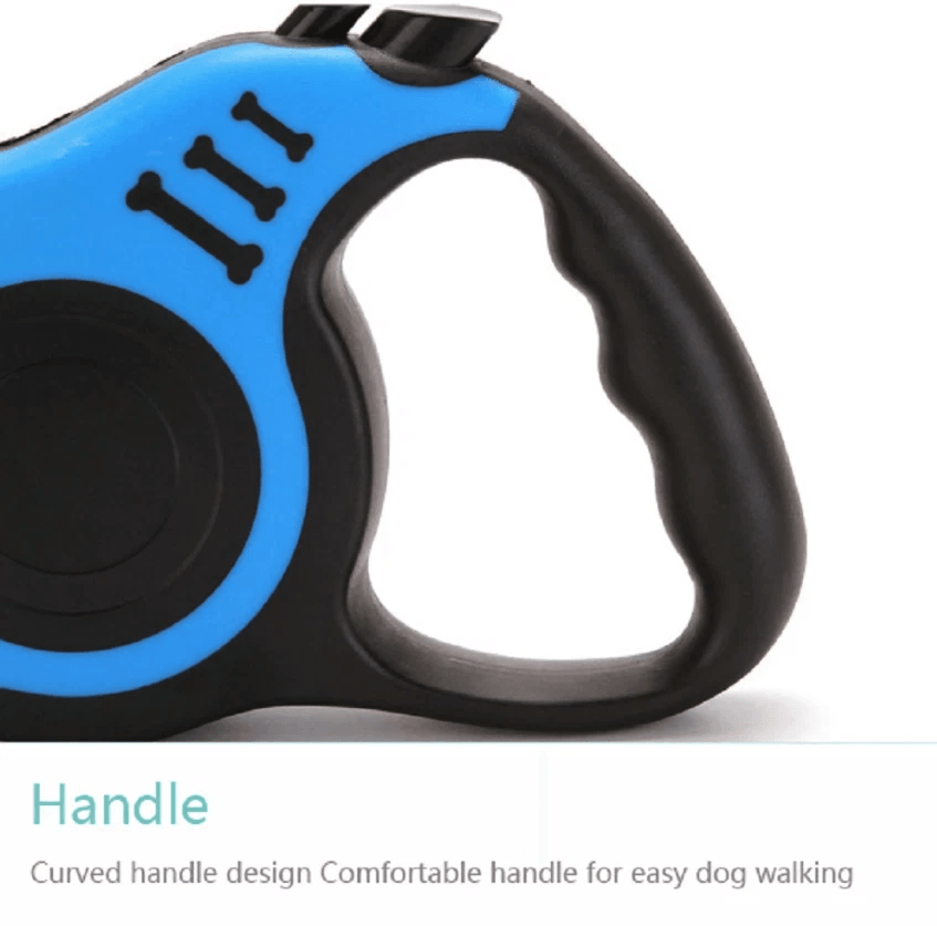 165FT Automatic Retractable Dog Leash With Lock Durable TangleFree Pet Collar Walking Lead For Medi 6