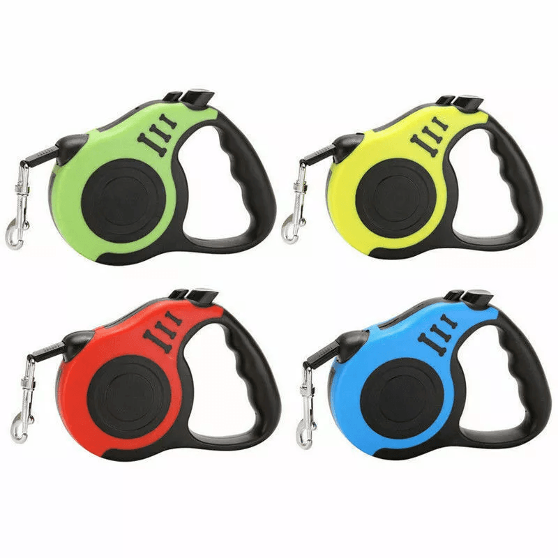 165FT Automatic Retractable Dog Leash With Lock Durable TangleFree Pet Collar Walking Lead For Medi 1