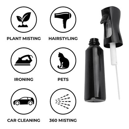 Continuous Mist Hair Spray Bottle Fine Mist Water Sprayer For Salon Barber Cleaning Plant Misting S 4