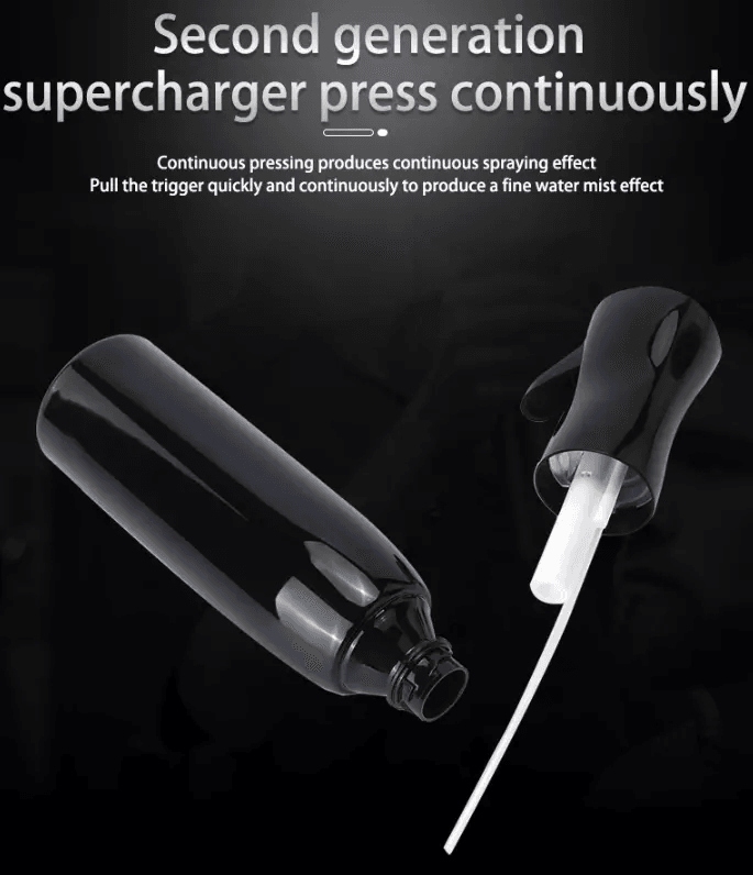 Continuous Mist Hair Spray Bottle Fine Mist Water Sprayer For Salon Barber Cleaning Plant Misting S 11