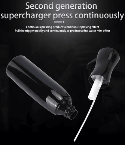 Continuous Mist Hair Spray Bottle Fine Mist Water Sprayer For Salon Barber Cleaning Plant Misting S 11