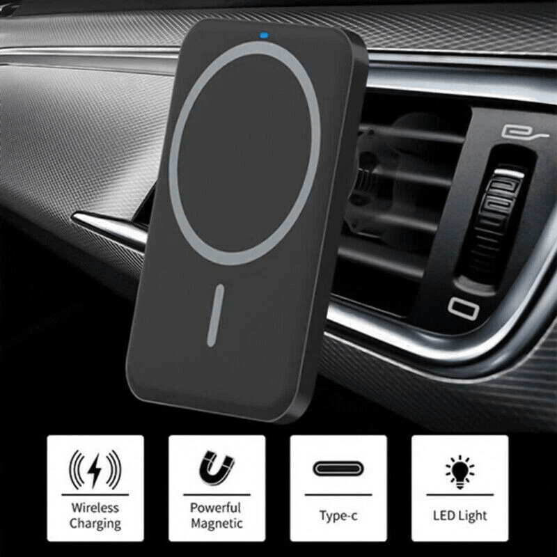 MagSafe Magnetic Car Mount Wireless Charger For IPhone Air Vent Phone Holder With Fast Charging Sup 4