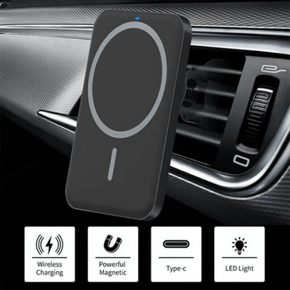 MagSafe Magnetic Car Mount Wireless Charger For IPhone Air Vent Phone Holder With Fast Charging Sup 4