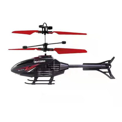 2-Channel Gesture Control Suspension Helicopter – Remote Induction Aircraft with LED Lights – Kids Toy for Boys & Girls
