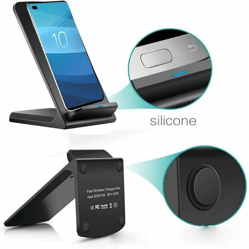 15W Qi Wireless Fast Charger Stand Dock For Samsung Galaxy S22S21S20 IPhone 131211X8  Universal Cha 8