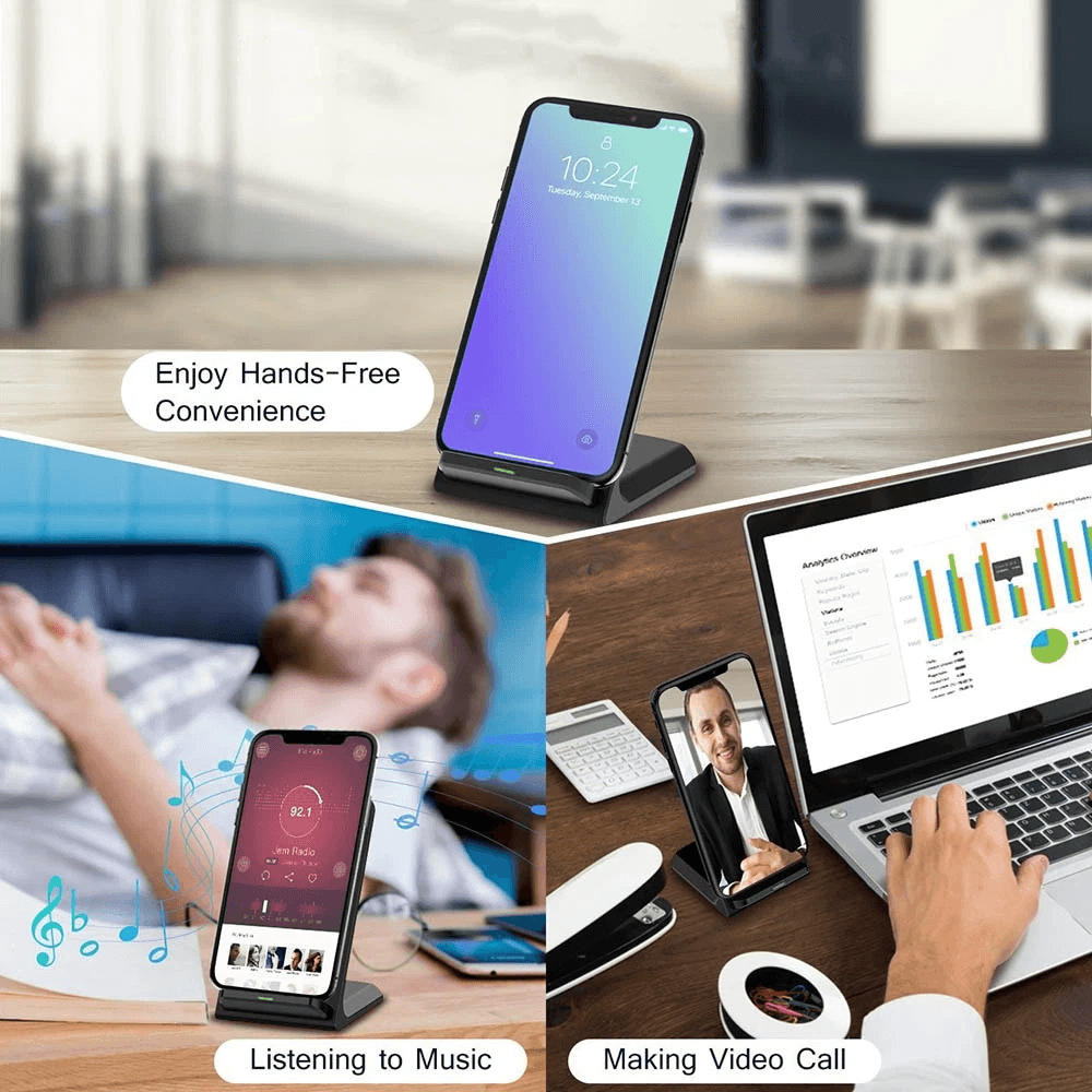 15W Qi Wireless Fast Charger Stand Dock For Samsung Galaxy S22S21S20 IPhone 131211X8  Universal Cha 7
