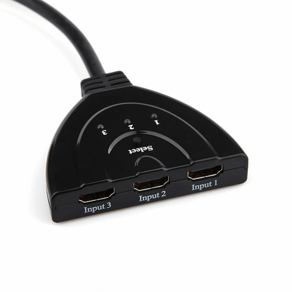 3Port HDMI Splitter Cable 1080P Switcher HUB Adapter For HDTV PS4 Xbox And More 5
