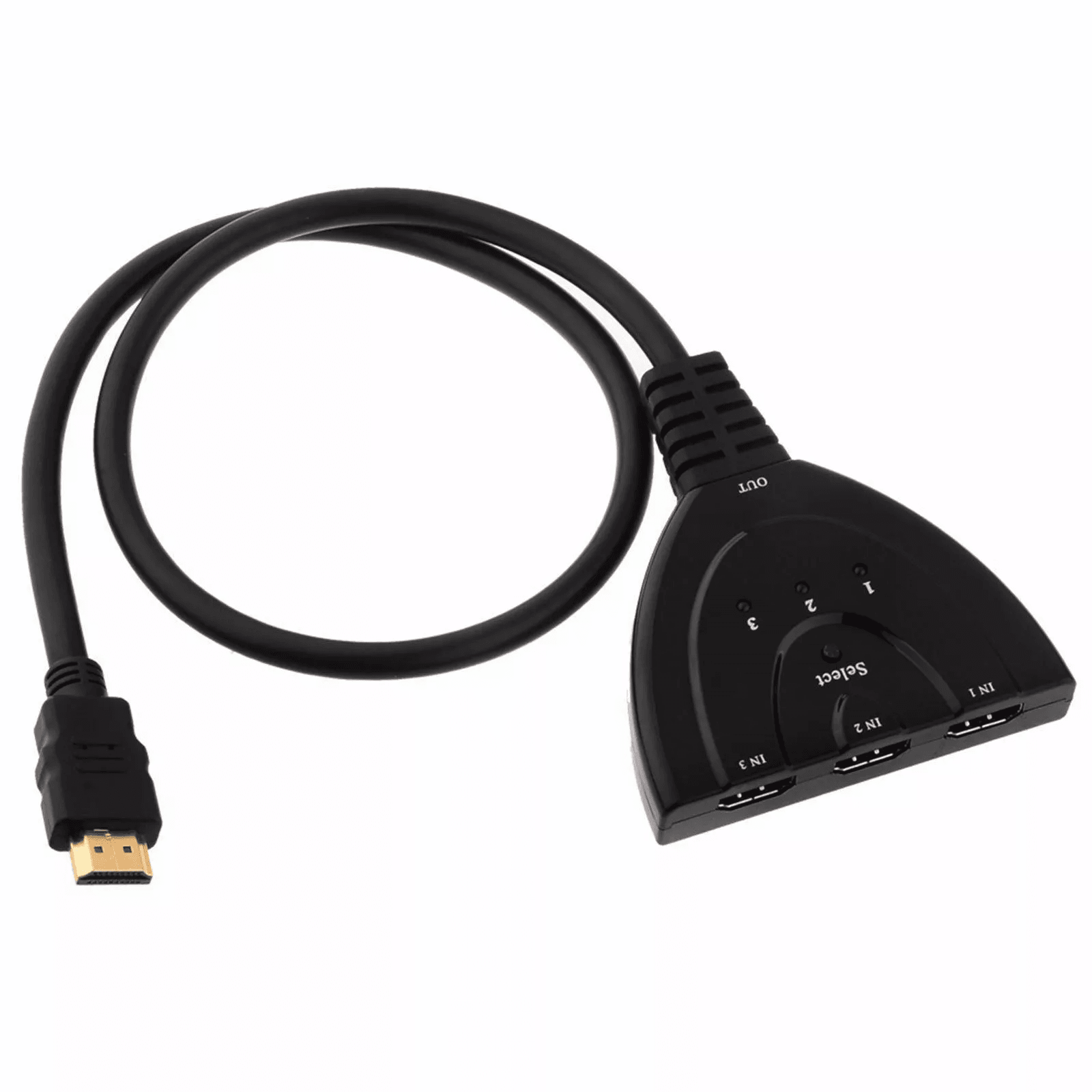 3Port HDMI Splitter Cable 1080P Switcher HUB Adapter For HDTV PS4 Xbox And More 8