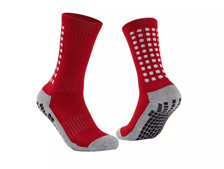 Anti Slip Sport Socks With Grip Men Football Soccer Basketball Premium 4
