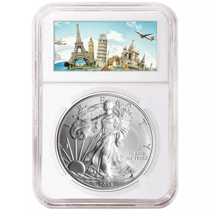10pcs Coin Display Slabs 38mm Storage Holders For MORGAN PEACE Silver Dollars Coin Protection Cases