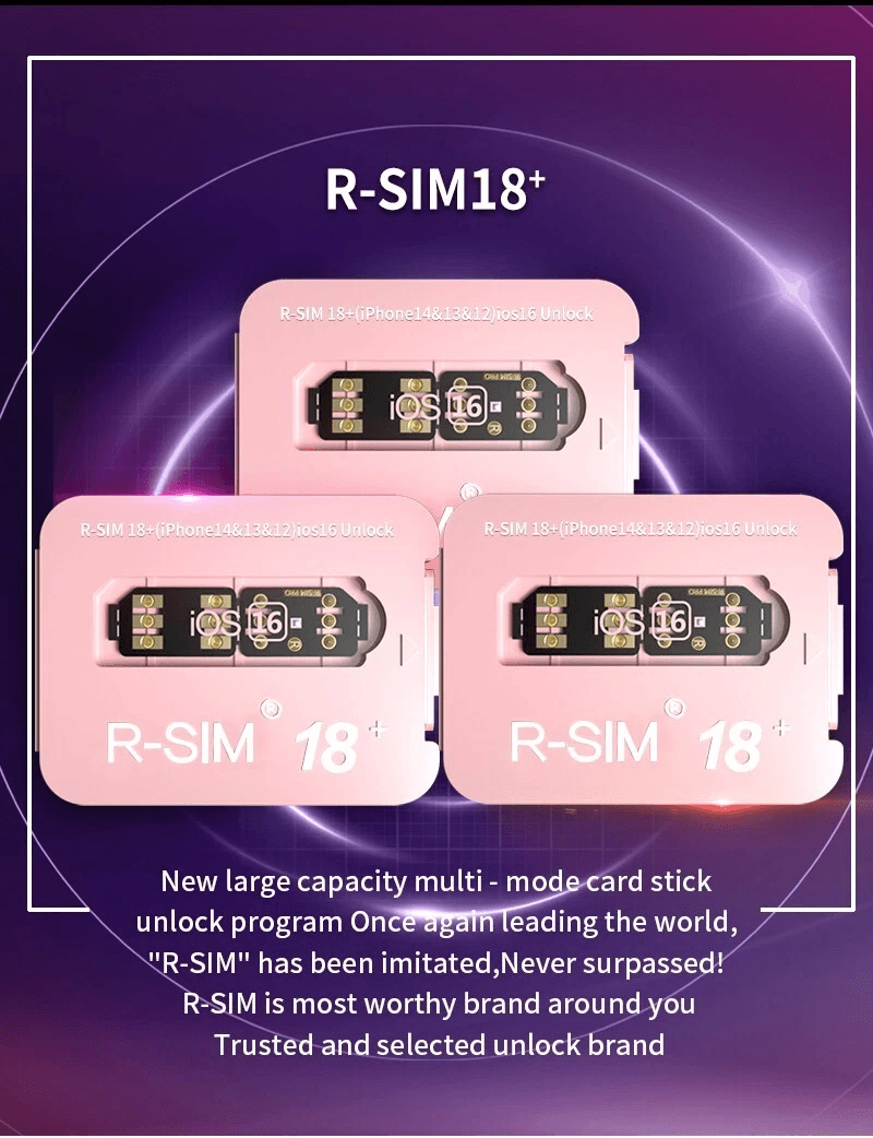 RSIM18 Nano Unlock Card For IPhone 14131211 Pro Max XR Compatible With IOS 16 3