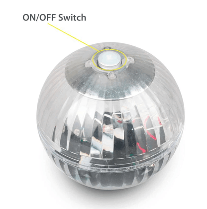 Rotating RGB Outdoor Solar LED Floating Light Waterproof Garden Pond Pool Lamp For Night Lighting   14