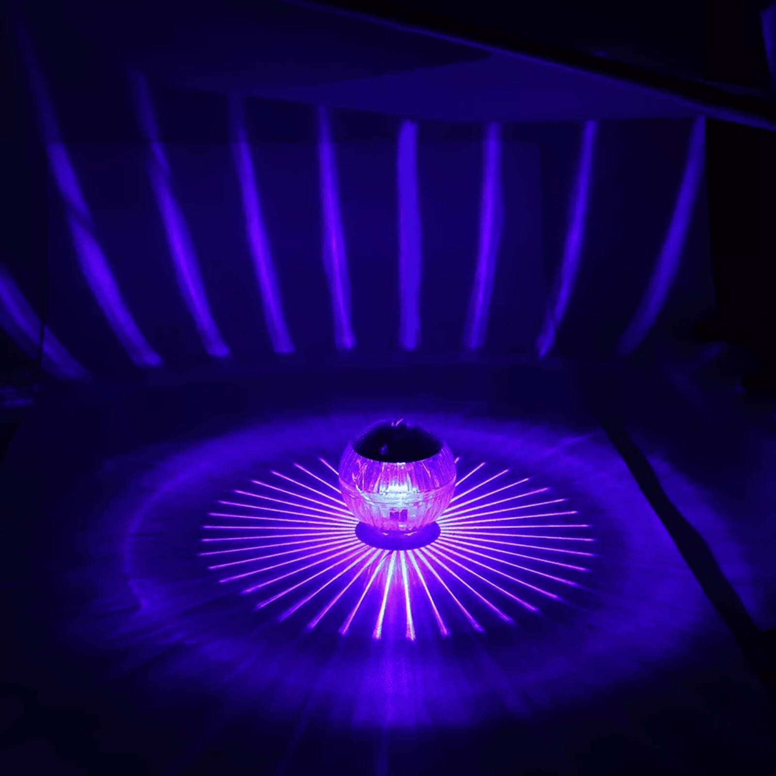 Rotating RGB Outdoor Solar LED Floating Light Waterproof Garden Pond Pool Lamp For Night Lighting   9