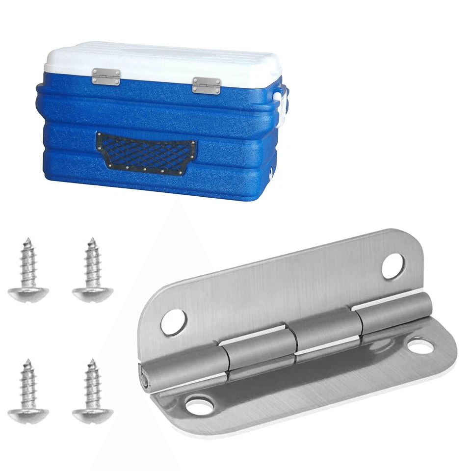 Stainless Steel Cooler Hinges  Screws For Igloo Ice Chest Parts Replacement Kit 1