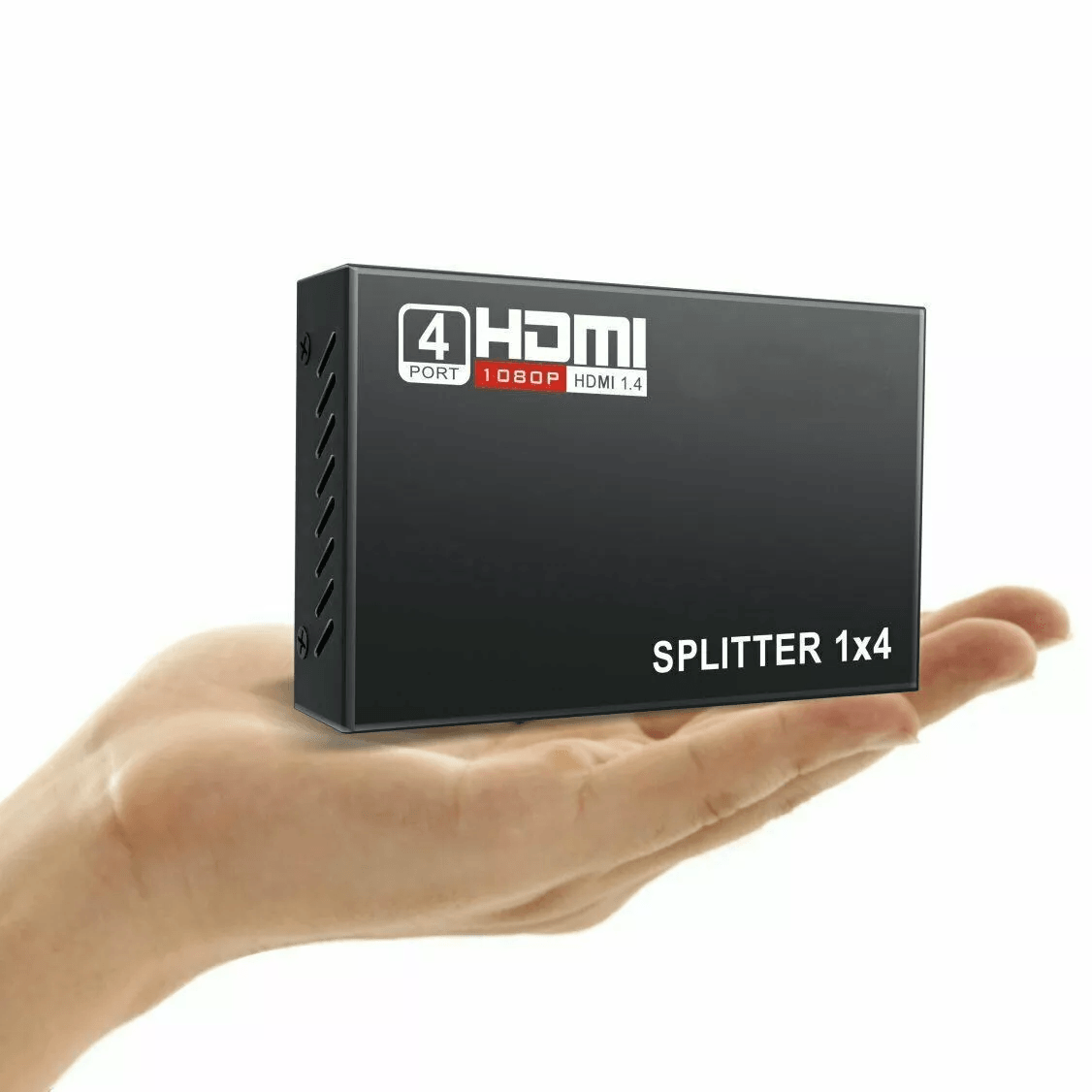 4 Port HDMI 4K Hub Multi Splitter  Amplifier 1 In 4 Out  Supports 3D HD 1080P For HDTV Monitor PS3  7