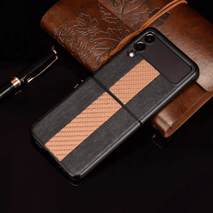 For Samsung Galaxy Z Flip 3 5G Slim Leather Folding Shockproof Case Cover 5