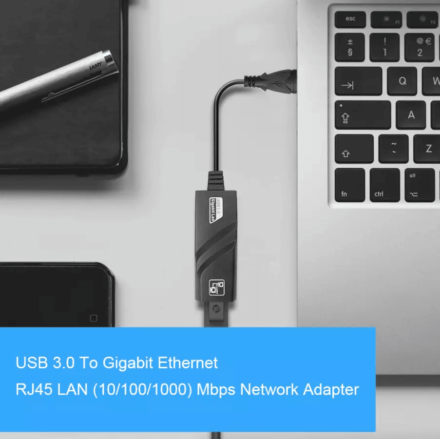 USB 30 Gigabit Ethernet LAN RJ45 1000Mbps Network Adapter For Windows PC Mac Chromebook Linux 3
