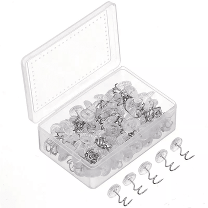 Clear Head Upholstery Tacks Headliner Pins Pack Twist Pins For Bed Sofa Chair Covers  Car Headliner 8