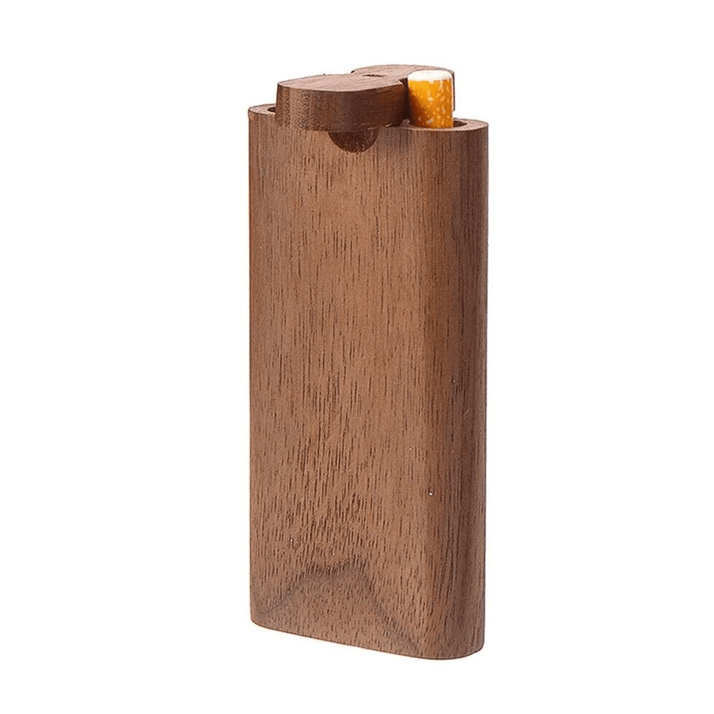 Premium Wooden Dugout Pipe With Self Cleaning Metal Bat Poker Smoking Pipe One Hitter Kit For Discr 13