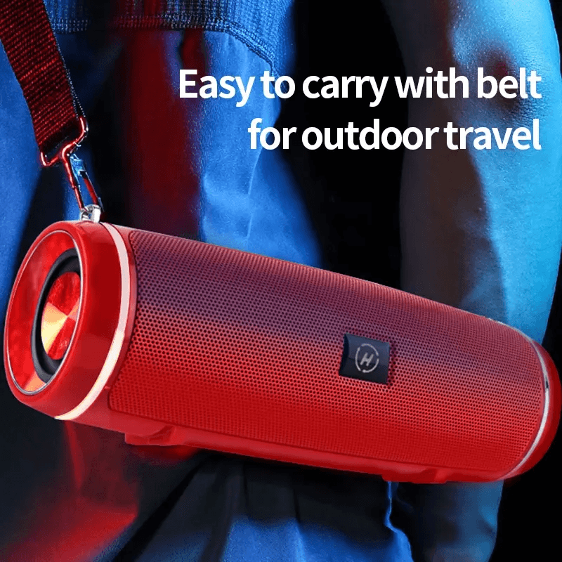 Bluetooth Speaker Wireless Waterproof Outdoor Stereo Bass USB TF Strap 2