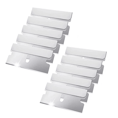 100 PCS Razor Blades Single Edge Extra Sharp High Carbon Steel Safety Scraper Blades For Box Cutter 1