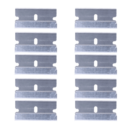 100 PCS Razor Blades Single Edge Extra Sharp High Carbon Steel Safety Scraper Blades For Box Cutter 2
