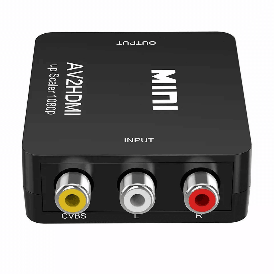 RCA To HDMI Converter AV To HDMI Adapter For TV Monitor Composite CVBS Audio Video Converter For VC 6