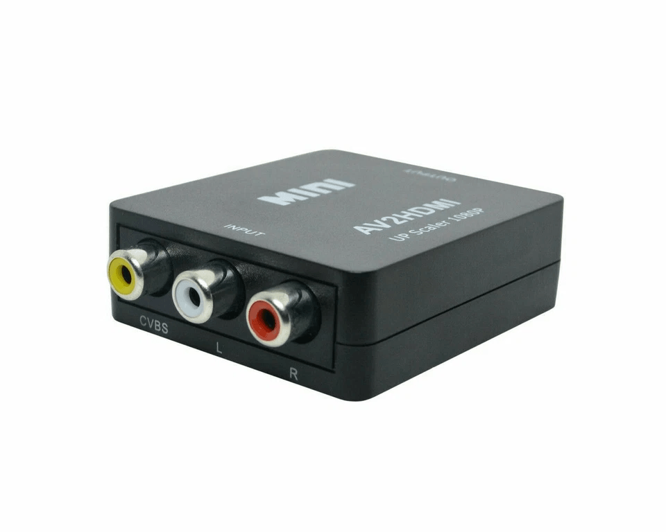 RCA To HDMI Converter AV To HDMI Adapter For TV Monitor Composite CVBS Audio Video Converter For VC 9