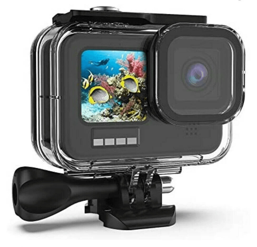 For GoPro Hero 11 10 9 Black Waterproof Housing Case 60M Diving Protective Underwater Shell Cover M 4
