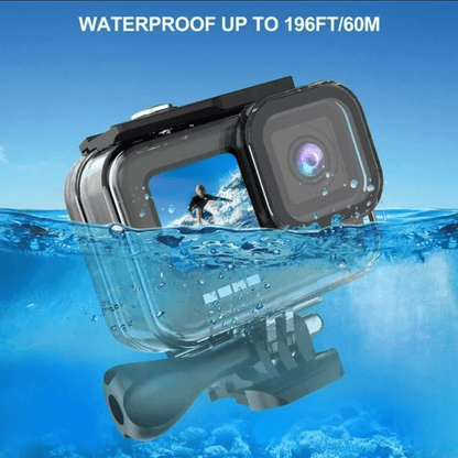 For GoPro Hero 11 10 9 Black Waterproof Housing Case 60M Diving Protective Underwater Shell Cover M 1