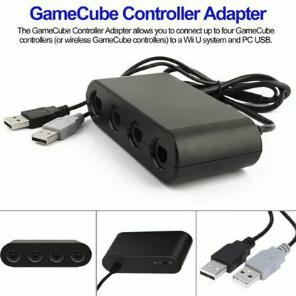 GameCube Controller Adapter For Nintendo Switch Wii U  PC With Turbo Function 3