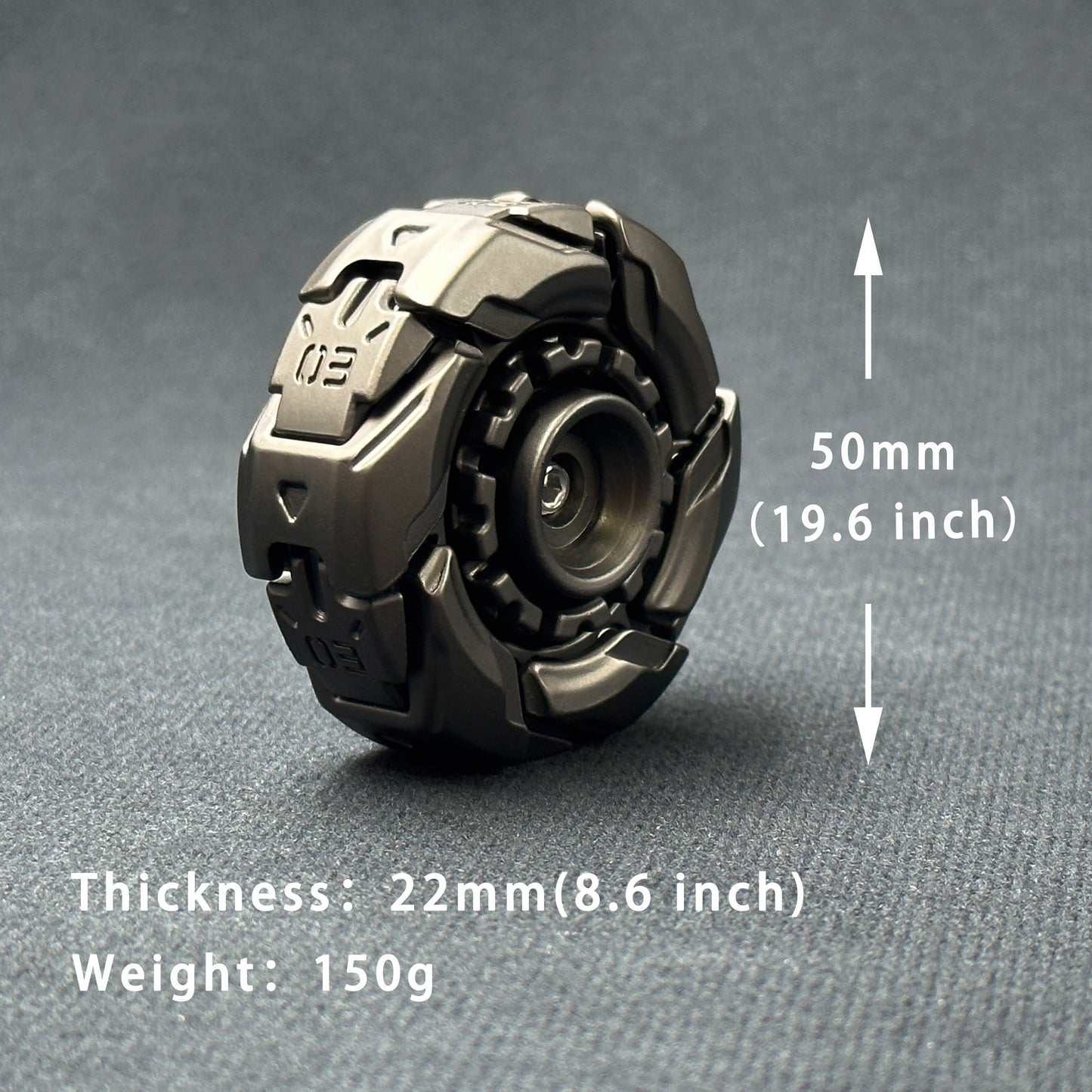 Magnetic Fidget Sliders – Armor Spinning Top | Stress Relief Toy for Adults & Kids
