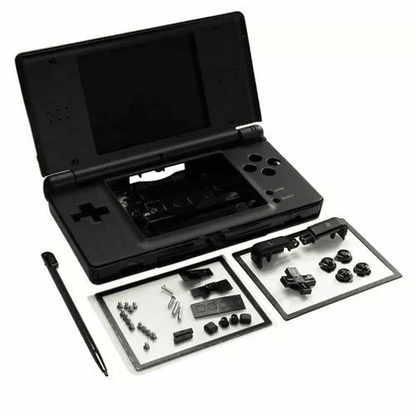 Full Replacement Housing Shell Screen Lens Kit for Nintendo DS Lite NDSL Console – Black Repair Case