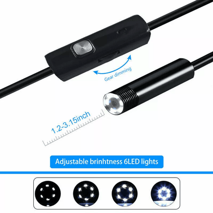 USB Snake Endoscope Borescope HD Camera Scope For Android  TypeC Devices 2