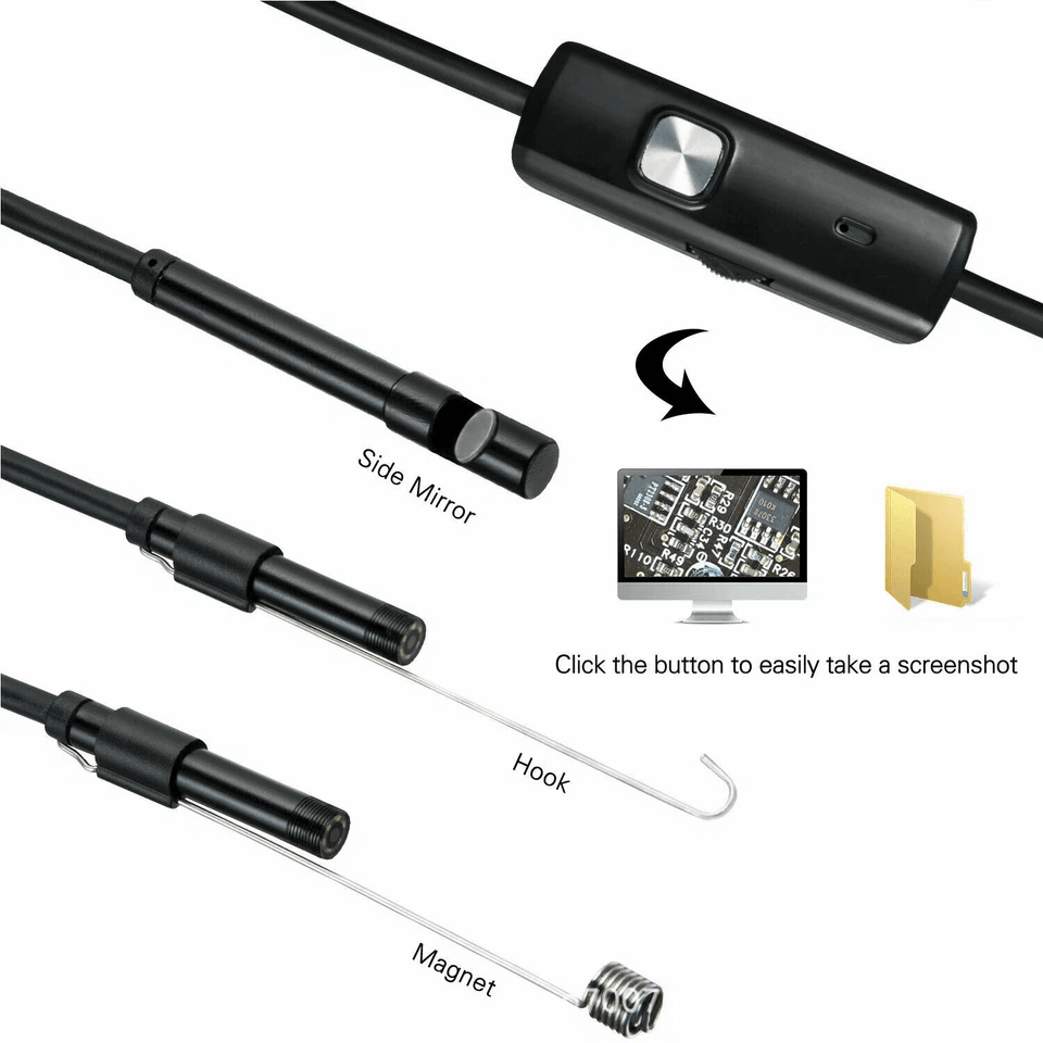USB Snake Endoscope Borescope HD Camera Scope For Android  TypeC Devices 4