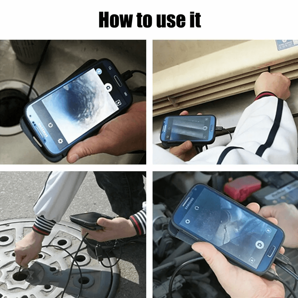 USB Snake Endoscope Borescope HD Camera Scope For Android  TypeC Devices 6