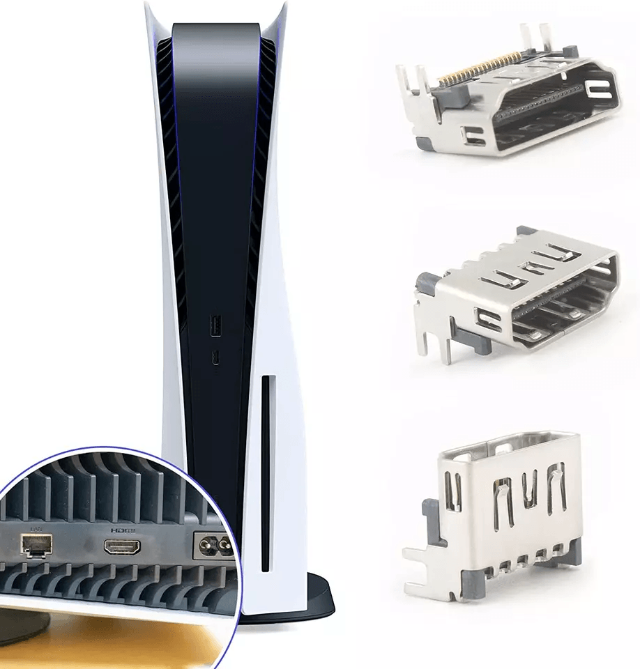 OEM HDMI Port Connector Socket Replacement For Sony PlayStation 5 PS5 Console Durable OEM HDMI Jack 2
