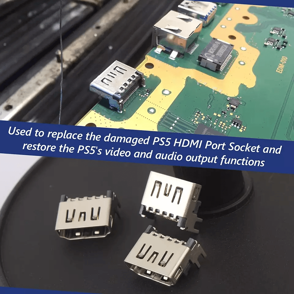 OEM HDMI Port Connector Socket Replacement For Sony PlayStation 5 PS5 Console Durable OEM HDMI Jack 6