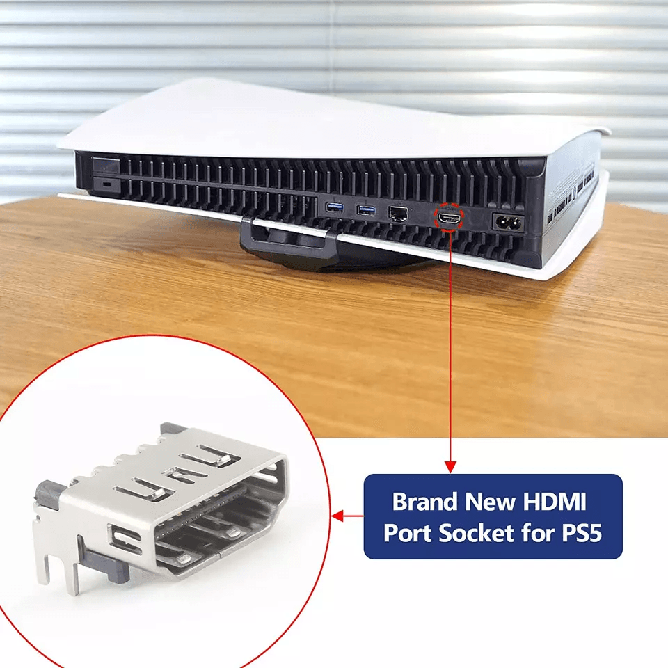 OEM HDMI Port Connector Socket Replacement For Sony PlayStation 5 PS5 Console Durable OEM HDMI Jack 13