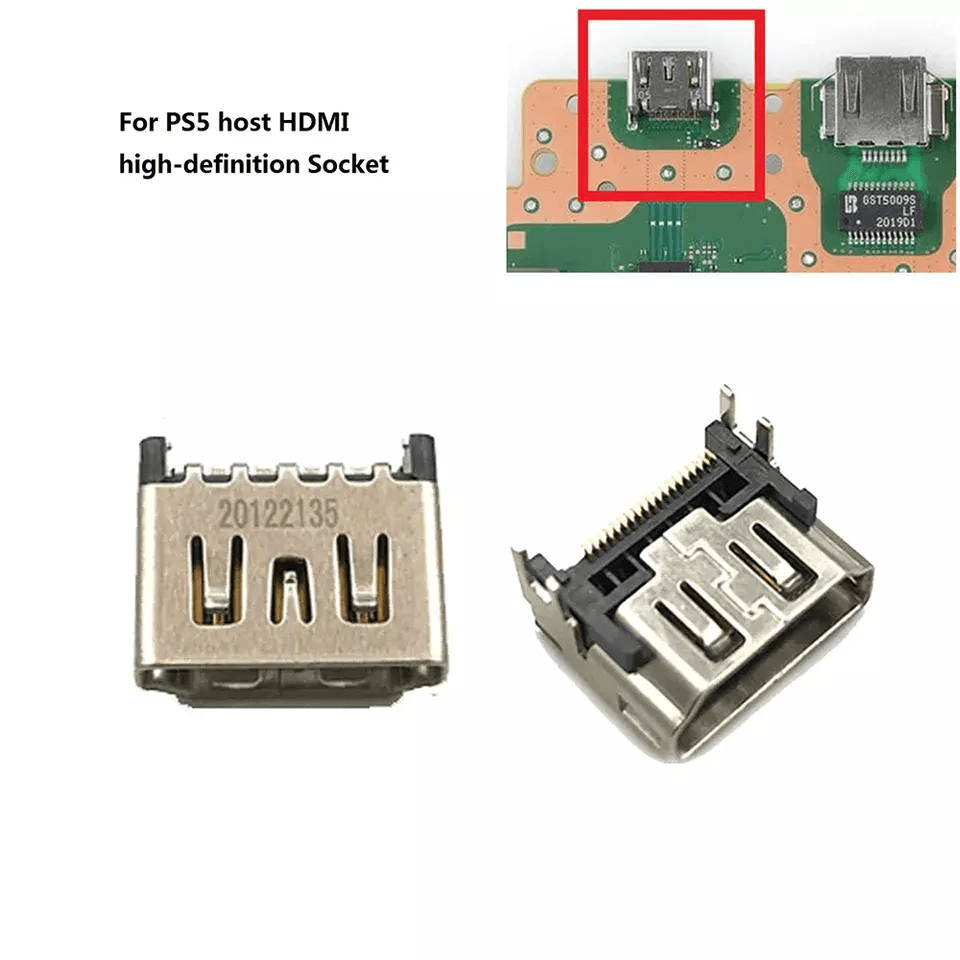 OEM HDMI Port Connector Socket Replacement For Sony PlayStation 5 PS5 Console Durable OEM HDMI Jack 10