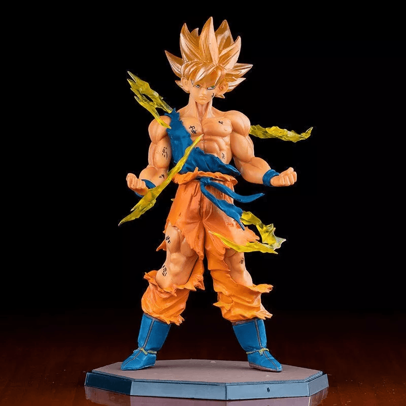 SON GOKU Dragon Ball Z Super Saiyan Anime Action Figure Collectible Model Toy Statue for Fans and Collectors