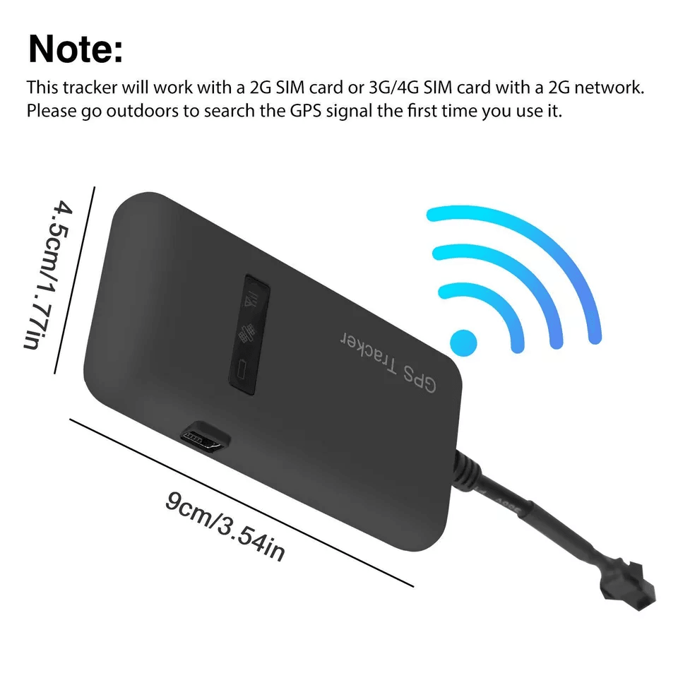 GPS Tracker RealTime Tracking Locator Device For Car Motorcycle GPRS GSM AntiTheft 4