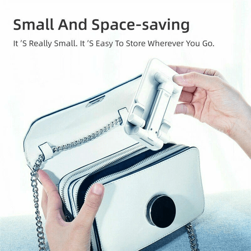 Adjustable Cell Phone Tablet Stand Foldable Aluminum Desktop Holder Mount For Mobile Phone IPad Off 3
