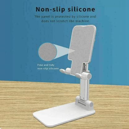 Adjustable Cell Phone Tablet Stand Foldable Aluminum Desktop Holder Mount For Mobile Phone IPad Off 4