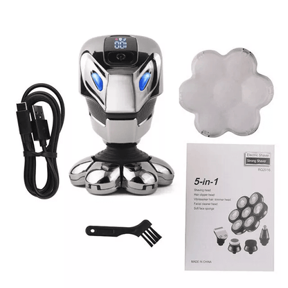 7D Cordless Shaver Hair Trimmer Electric Head Shaver For Men Wet  Dry Grooming 4