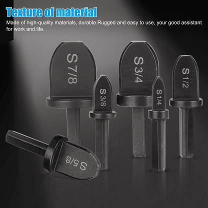 HVAC Flaring Tube Expander Kit Swaging Tool Drill Bit Set For Air Conditioner Copper Pipe Installat 2
