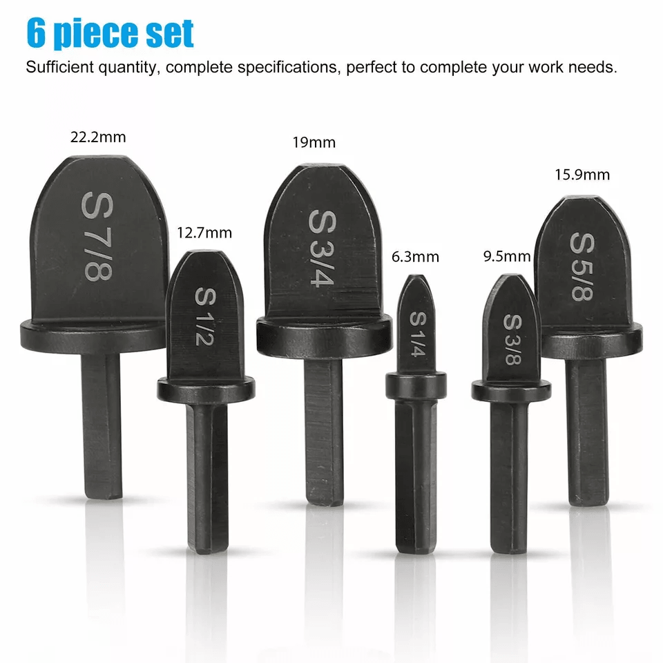 HVAC Flaring Tube Expander Kit Swaging Tool Drill Bit Set For Air Conditioner Copper Pipe Installat 7