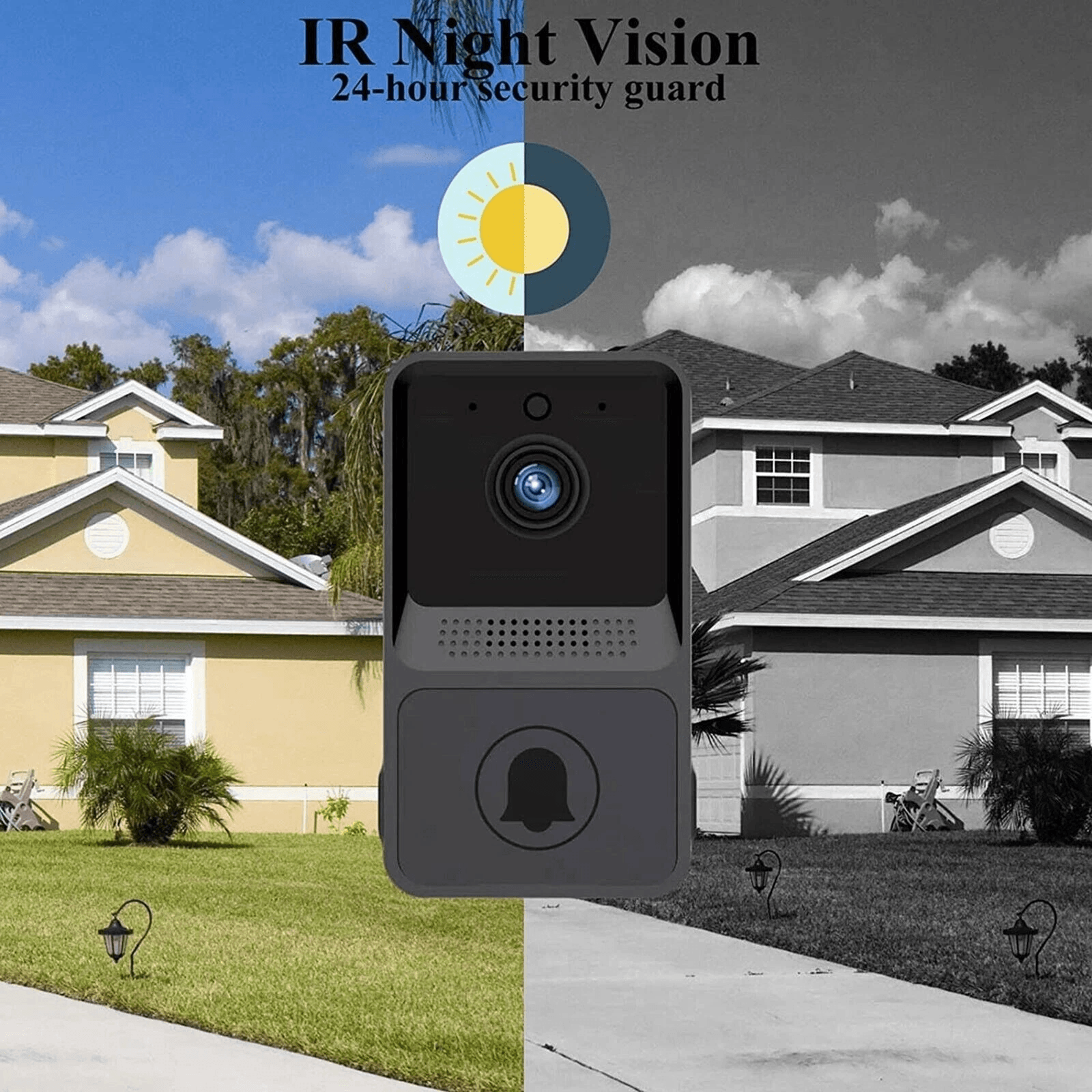 Smart Wireless WiFi Video Doorbell With Intercom HD Camera Night Vision 2Way Audio  Chime Home Secu 7