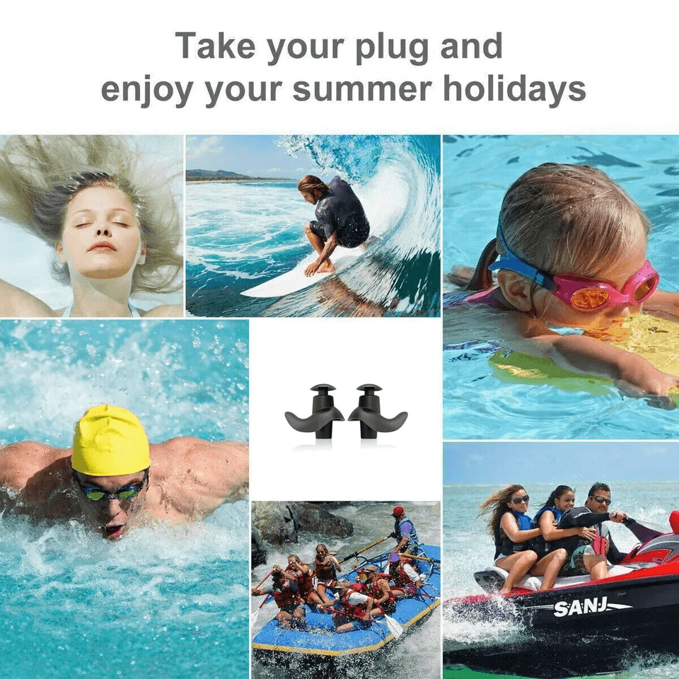 Soft Silicone Ear Plugs For Swimming Sleeping Anti Snore Reusable  Waterproof Earplugs For Noise Re 2